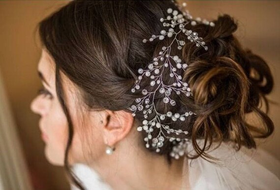 Hair Vine Bridal Hair Accessory Prom Hair Wedding Hair Piece Etsy