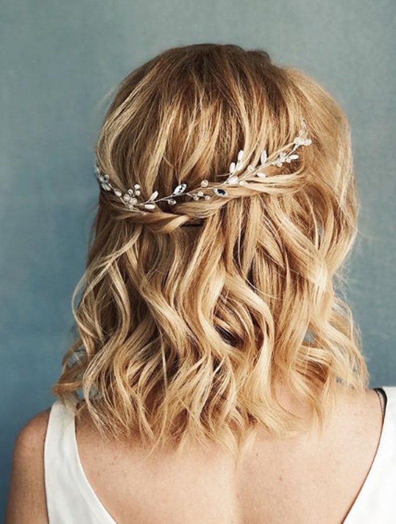 bridal headpieces for long hair
