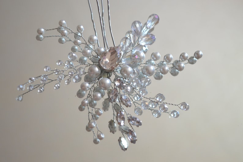 Bridal Hair Comb Crystal Hair Comb Wedding Hair Piece Bridal Hair Clip Wedding Hair Comb Silver Crystal Hair Comb Boho Wedding Hair Pins