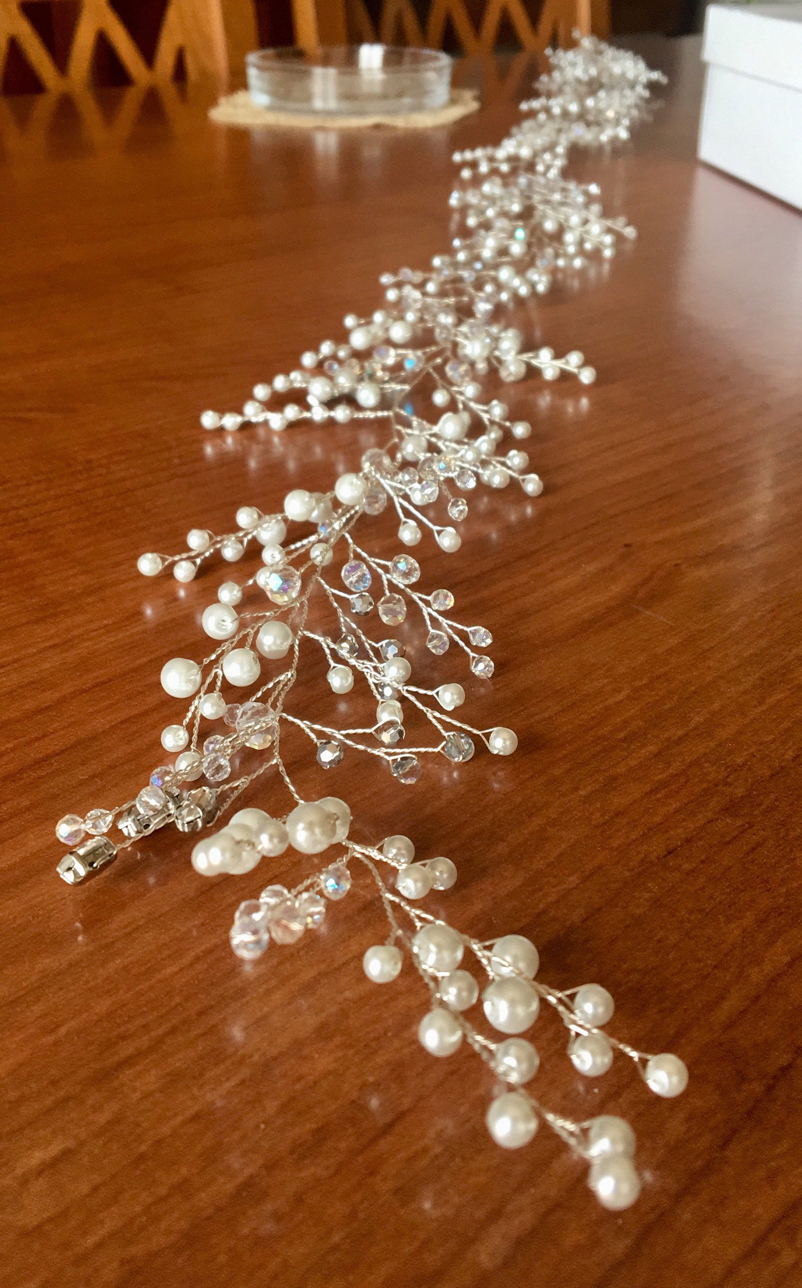 Bridal Hair Vine Wedding Hairpiece Vine Hair Piece Gold Etsy