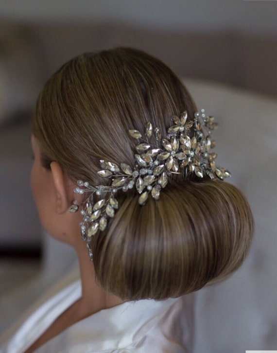 Crystal Hair Comb Bridal Hair Comb Wedding Hair Comb Bridal Etsy