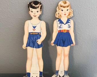 cardboard dolls
