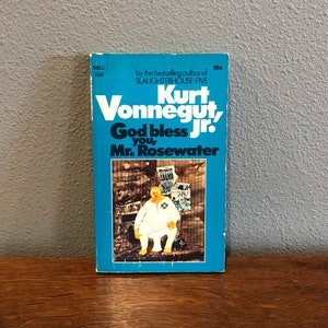 Edição de bolso da Dell de 1972 de God Bless You, Mr. Rosewater, de Kurt Vonnegut Jr.