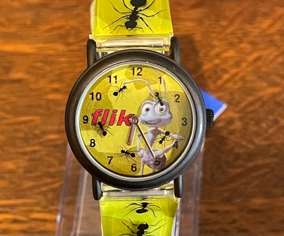 1990’s Fantasma Pixar A Bug’s Life Flik Watch- Vi… - image 1