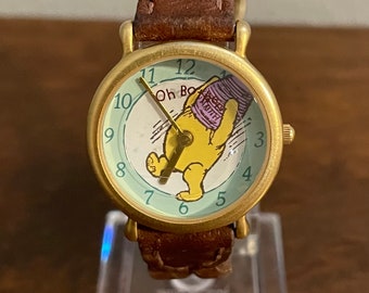 Vintage to Modern Winnie the Pooh Teaches TIME Watch in English