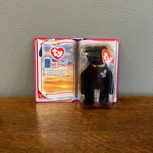 2000 McDonald’s Ty Beanie Baby &quot;The End&quot; Bear- Vintage Teenie Beanie Babies “The End” Bear