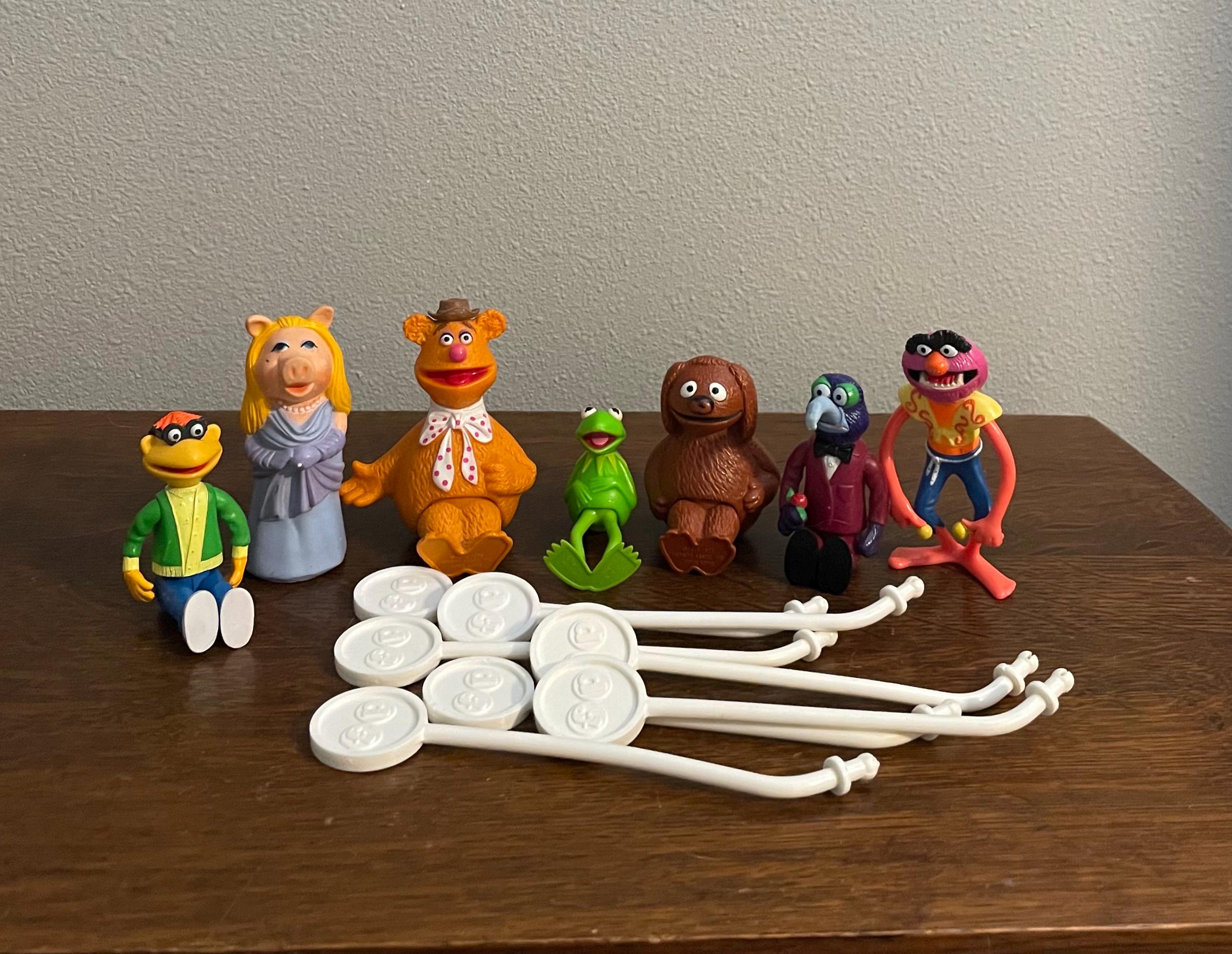 1970's Complete Set of Muppet Stick Puppets- Kermit the Frog