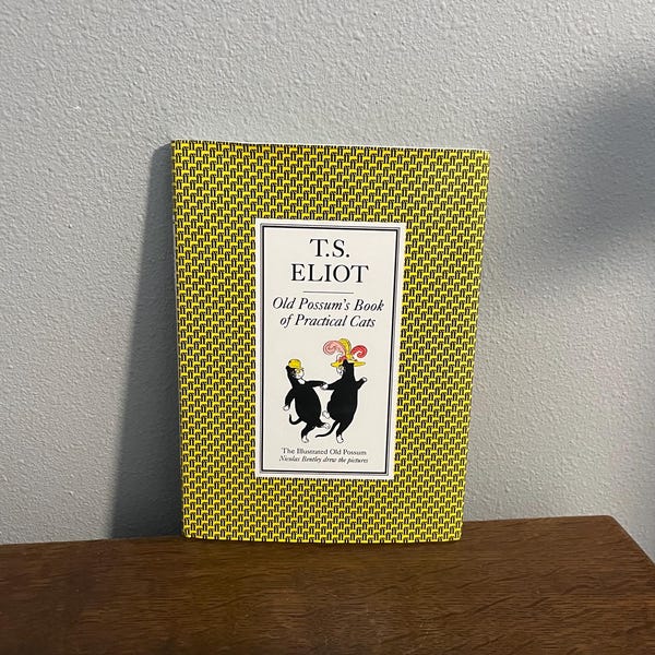 1974 Edition, Later Printing of Old Possum's Book of Practical Cats, by T.S. Eliot, with Illustrations by Nicolas Bentley