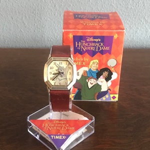 1990’s Timex The Hunchback of Notre Dame Hugo Watch- Vintage Disney Gargoyle Wristwatch