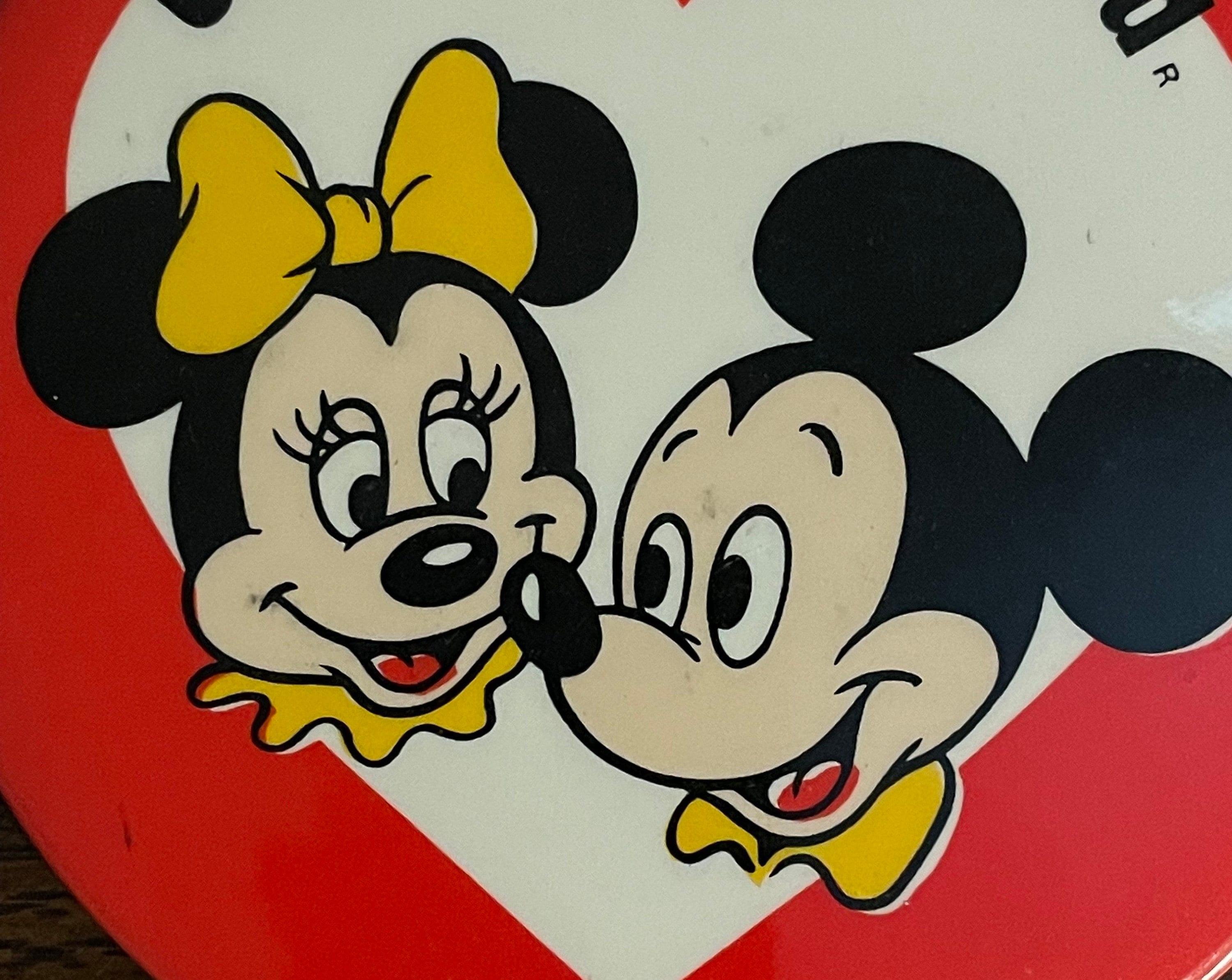 1970 年代のディズニーワールド ミッキーとミニー マウス ハート 