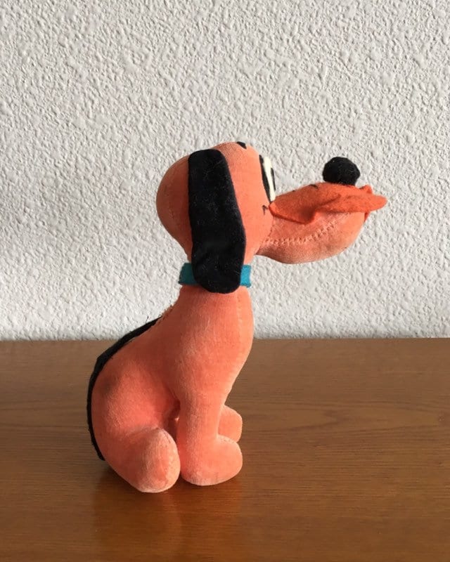 【レア】ディズニーランド　プルート　ぬいぐるみ　当時品　ヴィンテージ ヴィンテージ ディズニー プルート ぬいぐるみ - 1960 年代のプルート