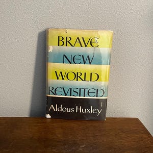 First Edition, First Printing of Brave New World Revisited by Aldous Huxley- 1958 First American Edition