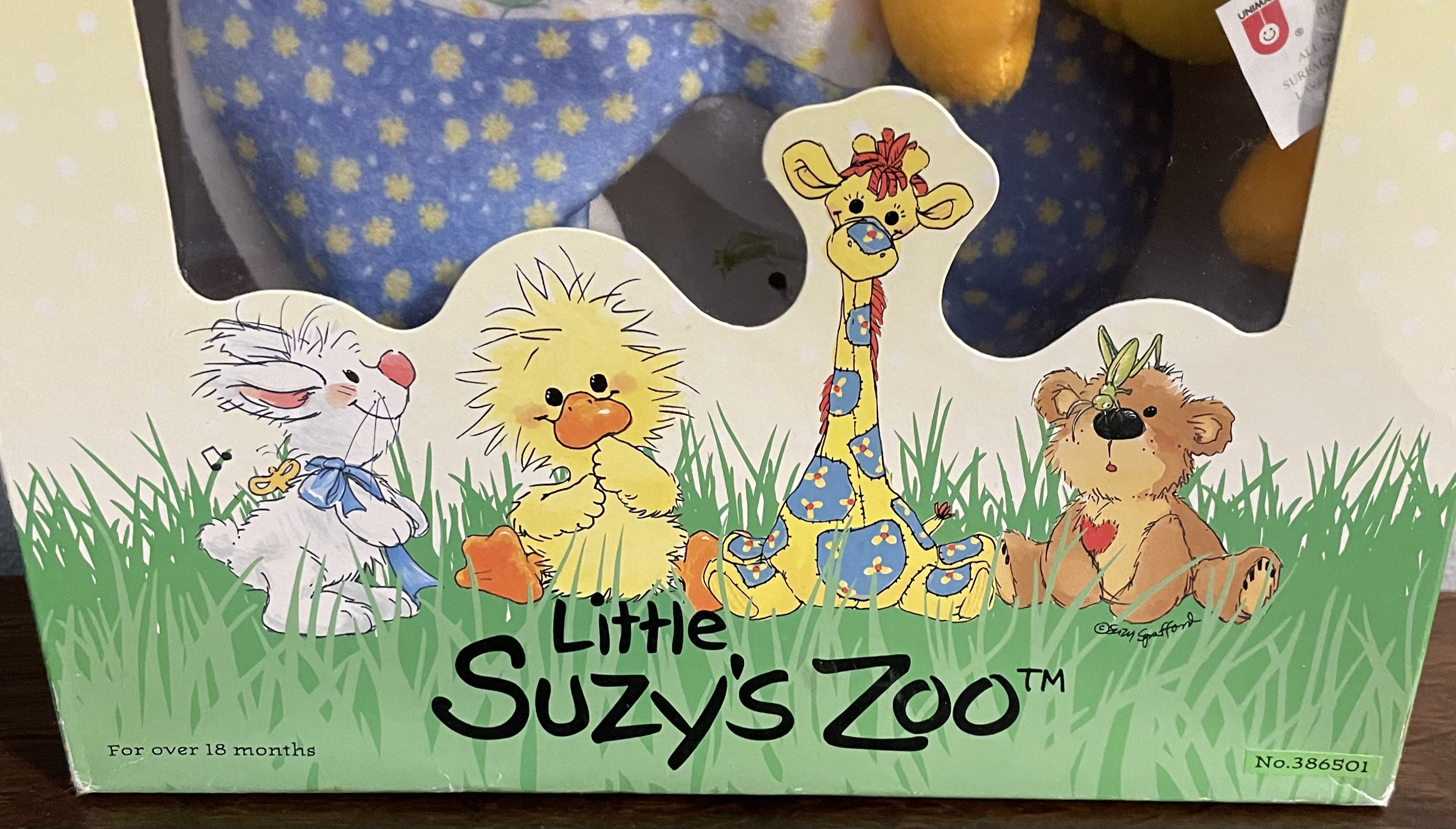1999 Suzy's Zoo Witzy Kids Doll and Stuffed Duckling- Vintage
