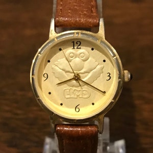 1990’s Fantasma Elmo Watch - Vintage Women’s Sesame Street Gold Toned Elmo Watch
