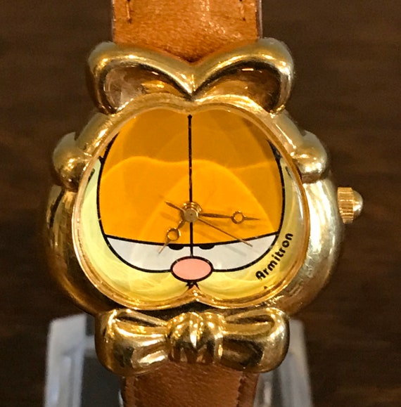 1990’s Armitron Garfield Face Watch- Vintage Garfi