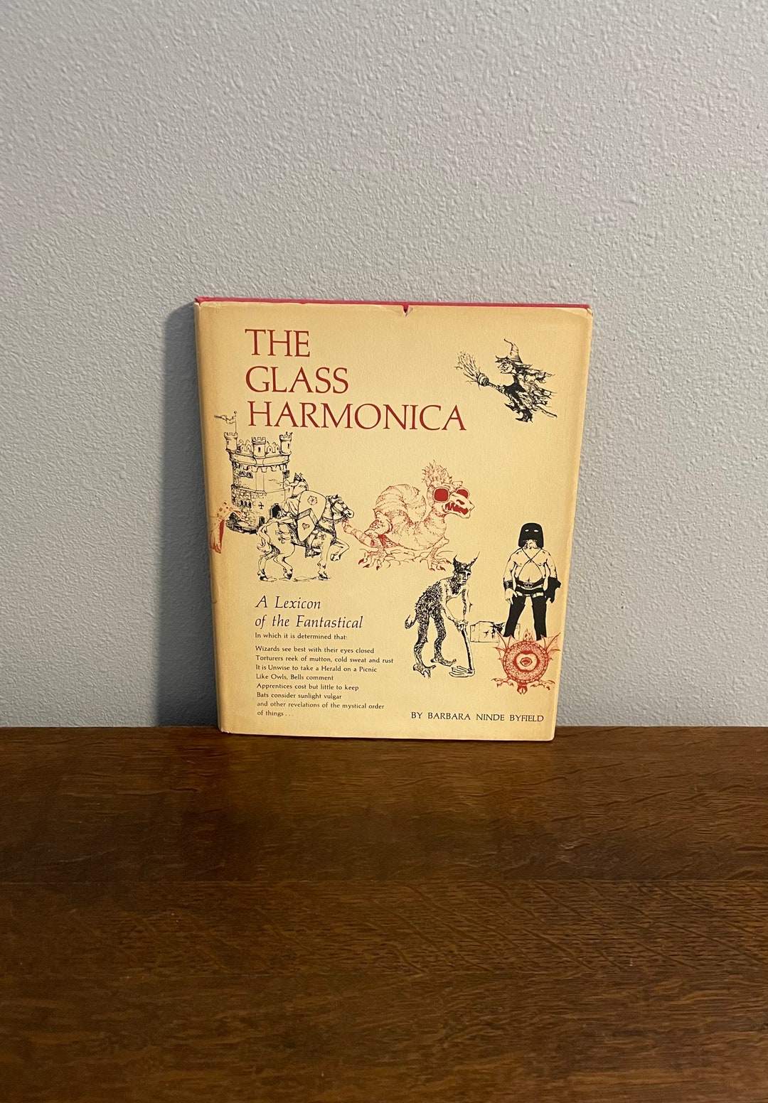 First Edition, First Printing of the Glass Harmonica by Barbara Ninde