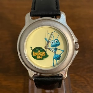 1990’s Disney Pixar A Bug’s Life Flick Watch- Vintage Pixar A Bug’s Life Flick Watch