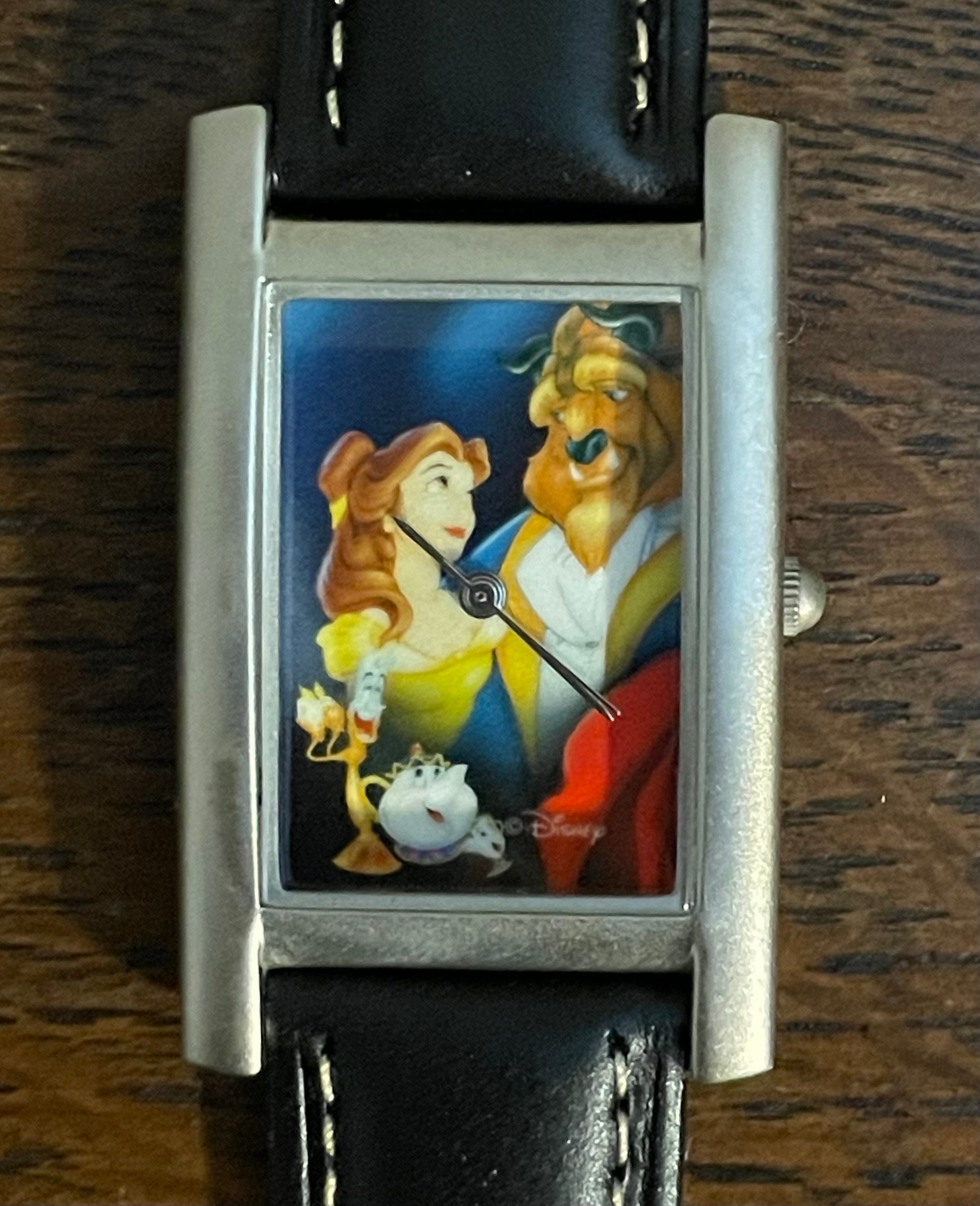 Rare Disney Store Beauty and the Beast Mrs Potts & Chip Unisex Vintage Watch 1990 main image 2