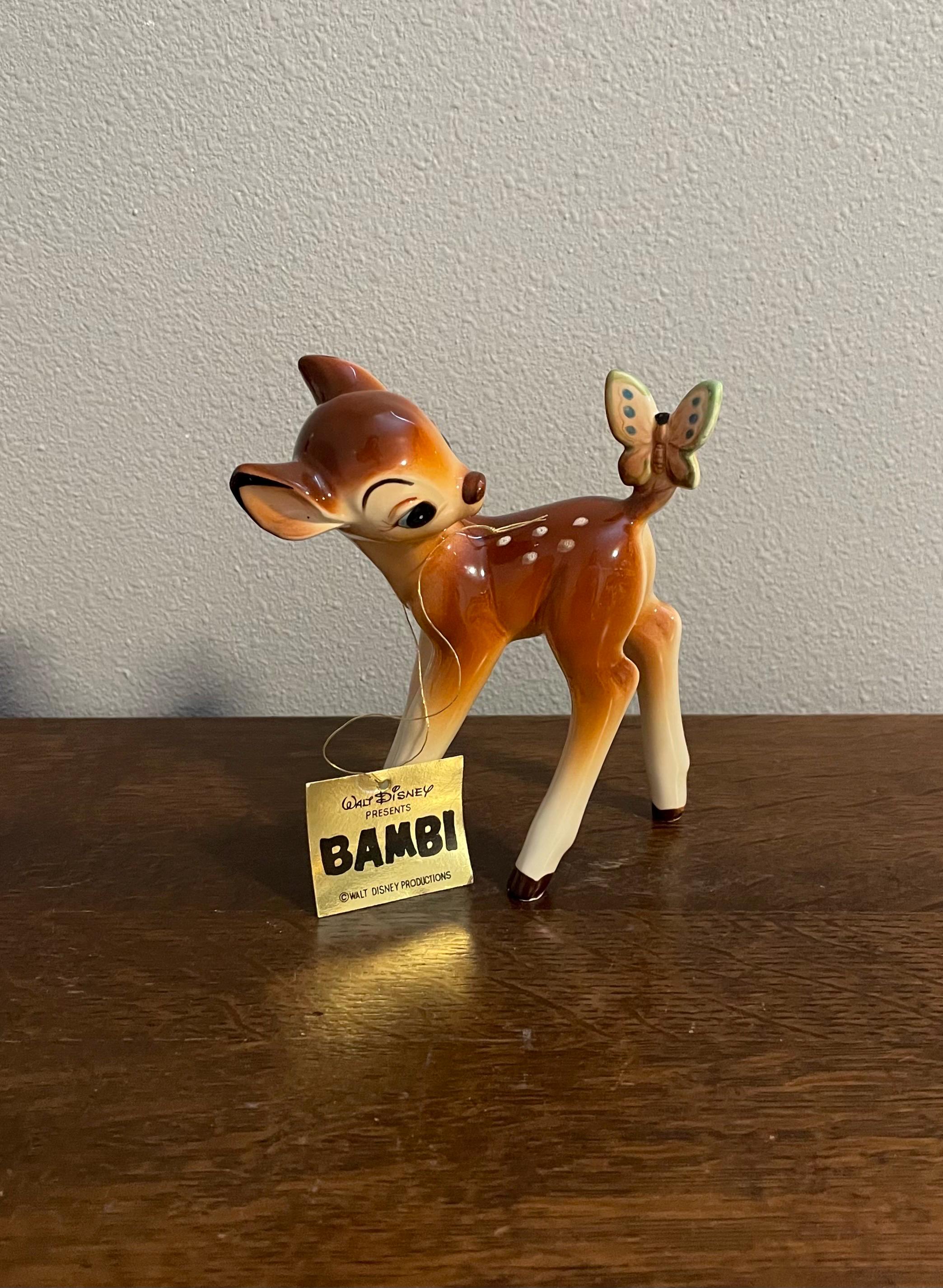 1960's Walt Disney Productions Bambi Figurine- Vintage Disney