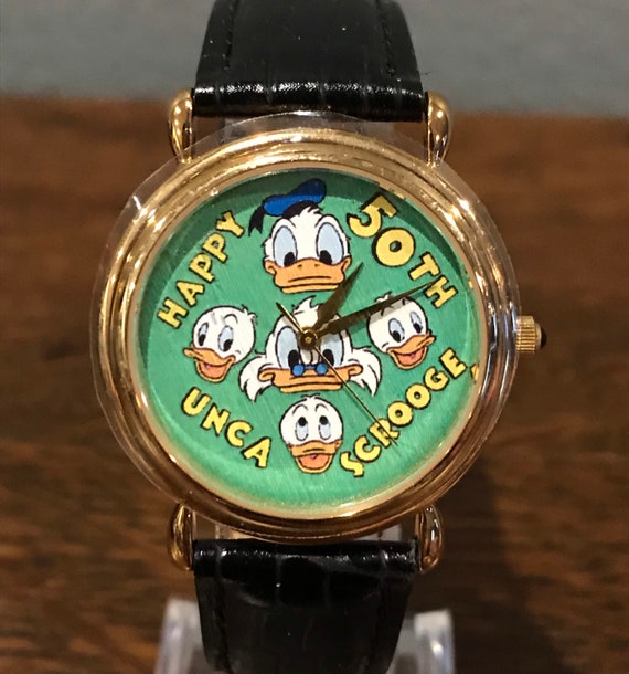 1997 Disney Artist Scrooge Mcduck 50th Birthday Watch- Vintage