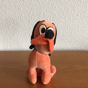 Vintage Disney Pluto Stuffed Toy- 1960's Pluto Doll