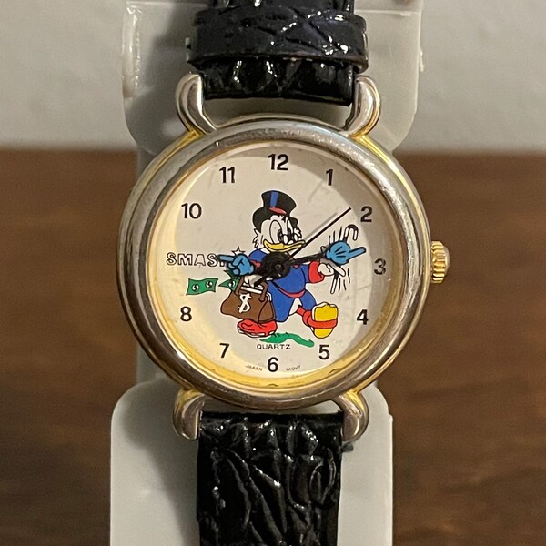 1990’s Scrooge McDuck Watch- Vintage Woman Disney Scrooge McDuck Watch- DuckTales Scrooge Wristwatch