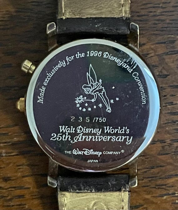 1996 ウォルト ディズニー ワールド 25 周年記念ライトアップ ウォッチ 