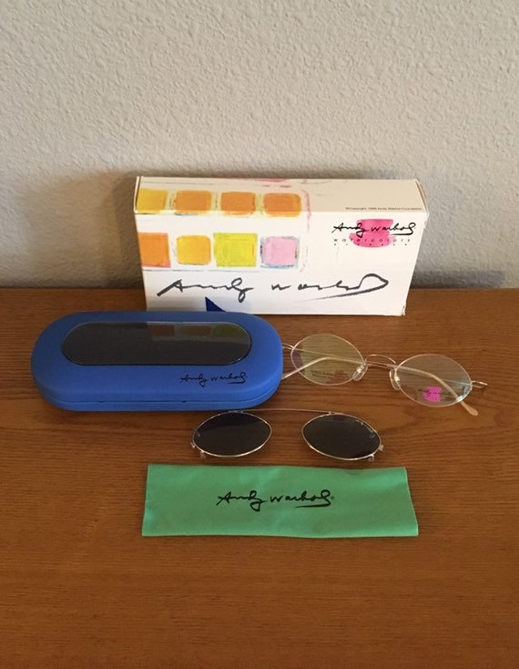 1999 Andy Warhol Watercolors Eye Glasses Frames wi