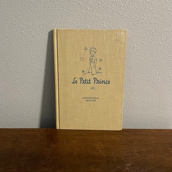 Educatieve editie uit de jaren 50 van Le Petit Prince van Antoine De Saint-Exupery