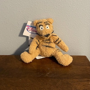 1990’s Disney Store Classic Tigger Beanbag Toy- Vintage Disney Classic Pooh Tigger Beanbag Doll