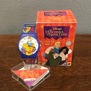 1990’s Timex The Hunchback of Notre Dame Phoebus Watch- Vintage Women’s or Children’s Disney Phoebus Watch