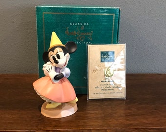 1996 Walt Disney Classics Collection Brave Little Tailor “Princess Minnie” Figurine- Walt Disney Collectors Society Exclusive