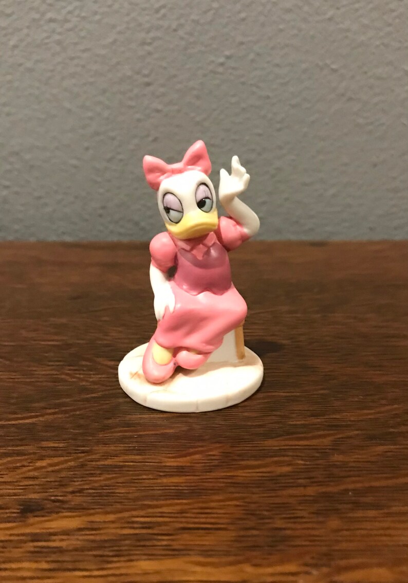 Vintage Daisy Duck Figurine 1988 The Disney Collection Daisy Duck Figurine