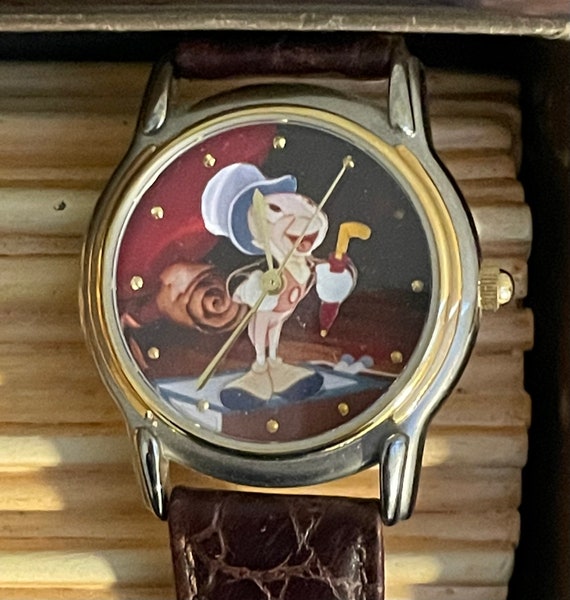 1990's Fossil Limited Edition Jiminy Cricket Watch