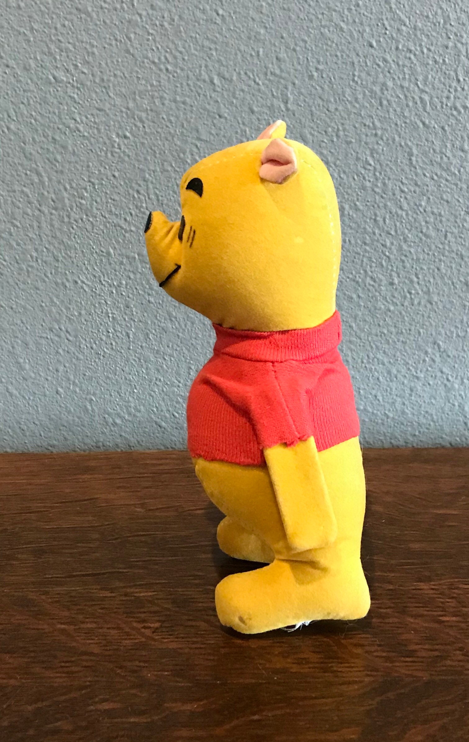 1960's Disney Stuffed Winne-the-pooh Doll- Mid Century Pooh