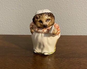 Mrs. Tiggy Winkle- Beatrix Potter Figurine- Royal Albert, England, Copyright 1989