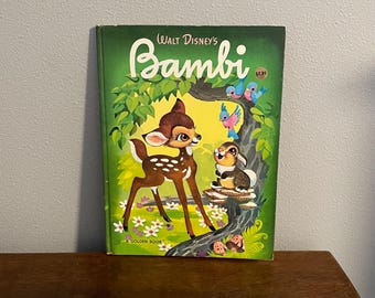 ヴィンテージ ディズニー ゴールデン スーパーシェイプブック バンビ 