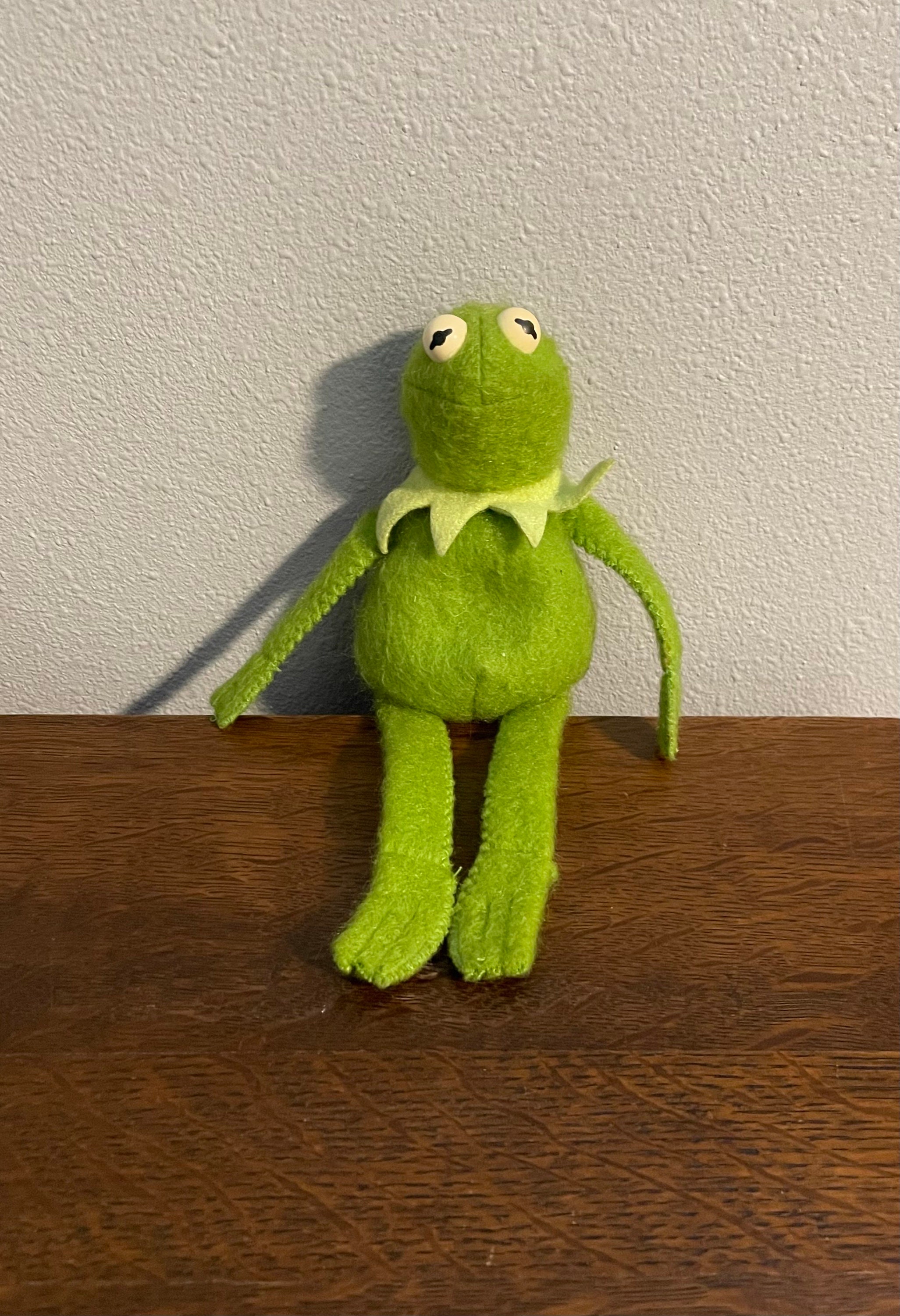 1979 Fisher Price Kermit the Frog Beanbag Doll Vintage Fisher