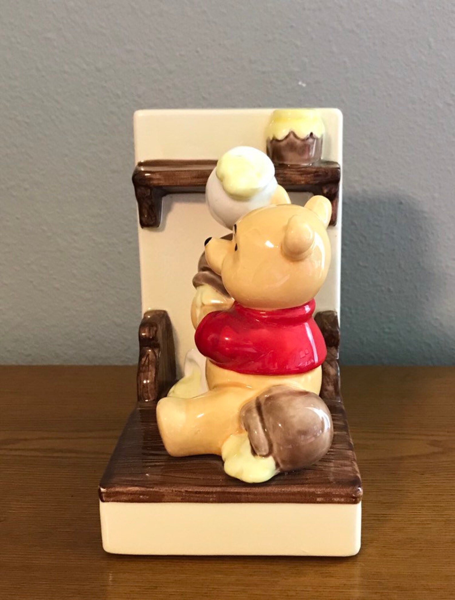 Vintage Ceramic WinniethePooh Weighted Bookend 1980's Etsy
