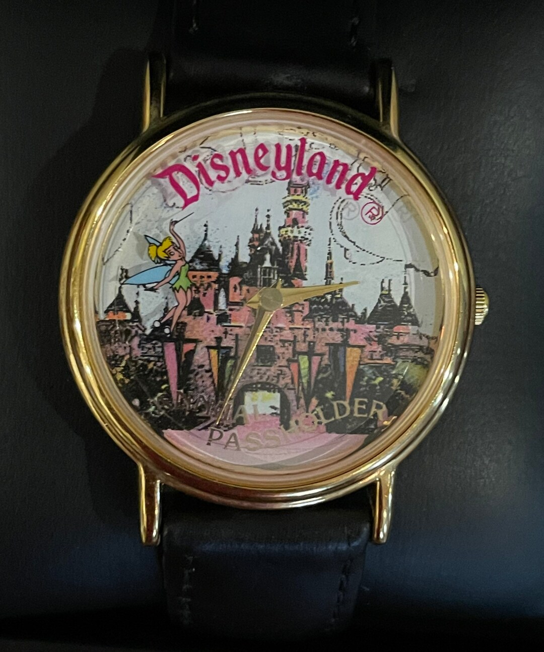 1995 Disneyland Sleeping Beauty's Castle and Tinker Bell Watch