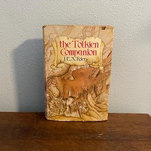 Edizione del club del libro del 1979 di The Tolkien Companion di J.E.A. Tyler, illustrato da Kevin Reilly