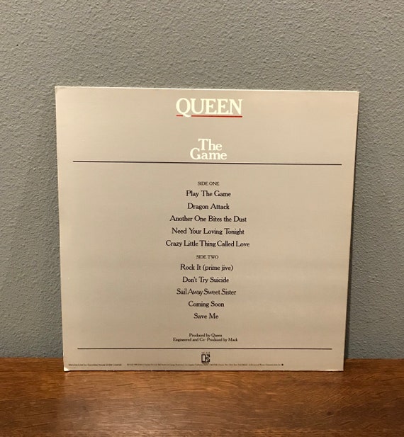 1980 Queen the Game LP - Etsy