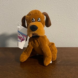 1990's Disney Store Trusty Doll- Vintage Disney Lady and the Tramp Trusty Beanbag Toy