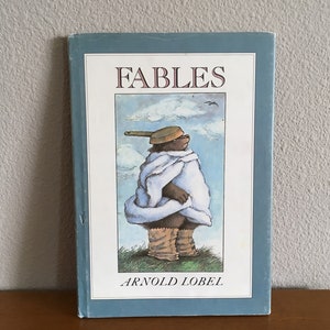 First British Edition of Fables by Arnold Lobel- 1980 Hardcover First Edition of Fables- 1980 Caldecott Medal Winner