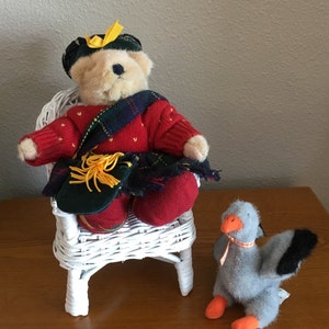 1990’s Muffy Vanderbear and Lucy Goose with Seven Outfits, Accessories and Chair