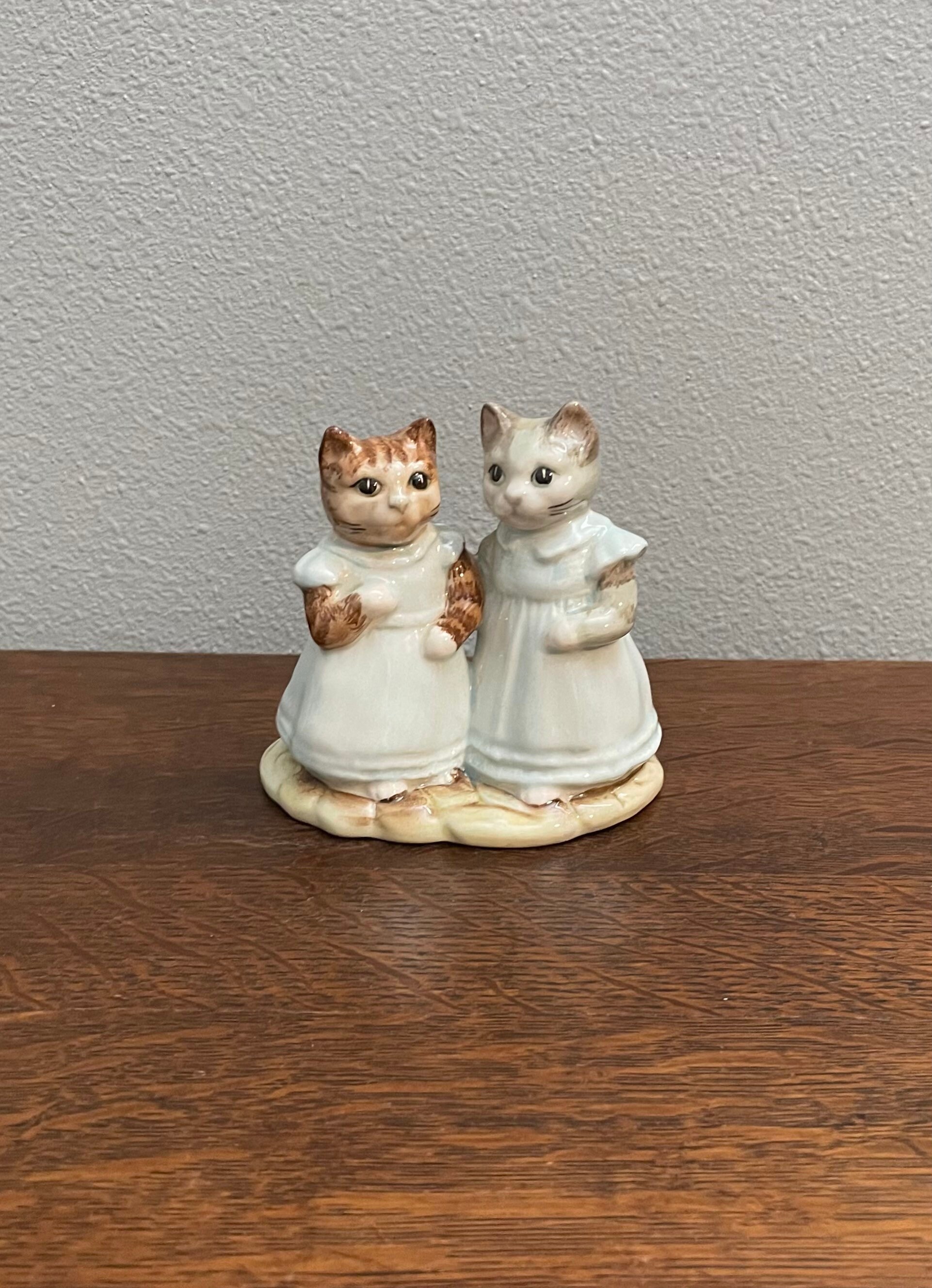 Mittens and Moppet Beatrix Potter Figurine, Royal Albert