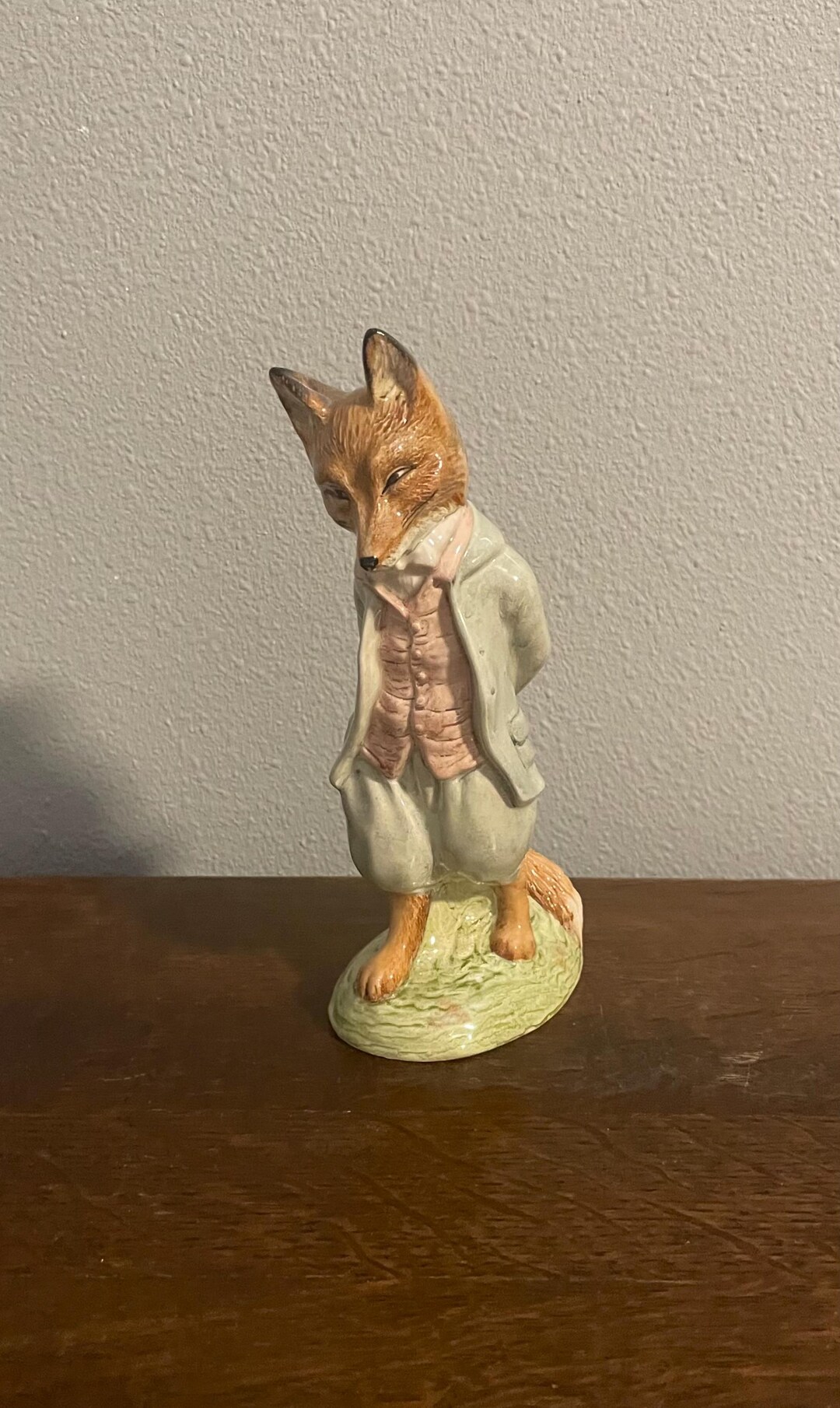 Large Sized Foxy Whiskered Gentleman- Beatrix Potter Figurine