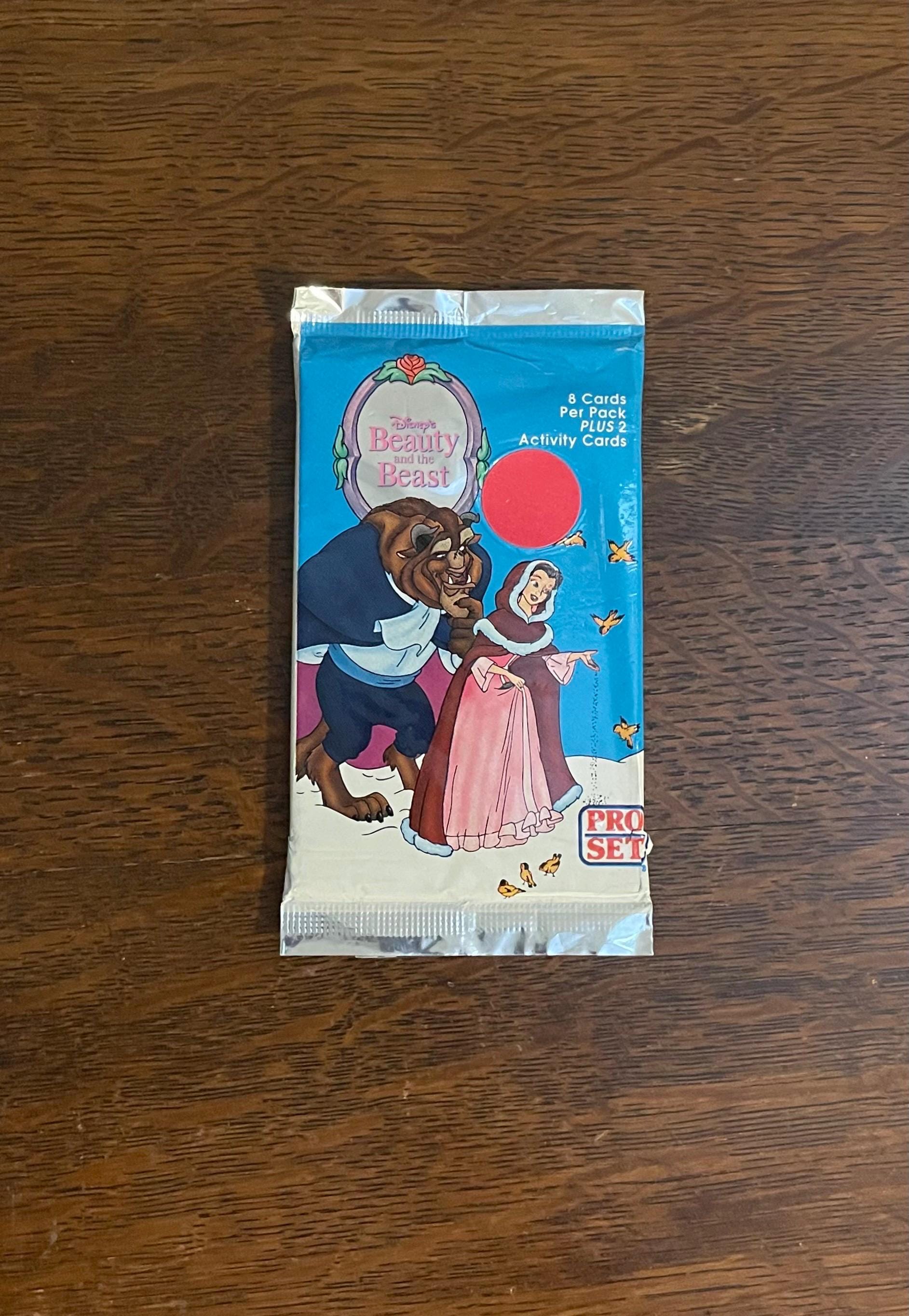 1992 Disney Beauty and the Beast Pro Set Trading Cards Pack