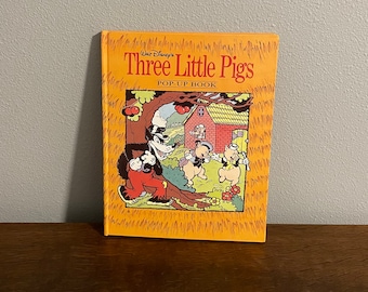 1993 First Edition, First Printing of Walt Disney’s Three Little Pigs Pop-Up Book