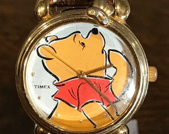 Timex Winnie the Pooh Watch des années 1990 - Montre Vintage Disney Winnie-the-Pooh